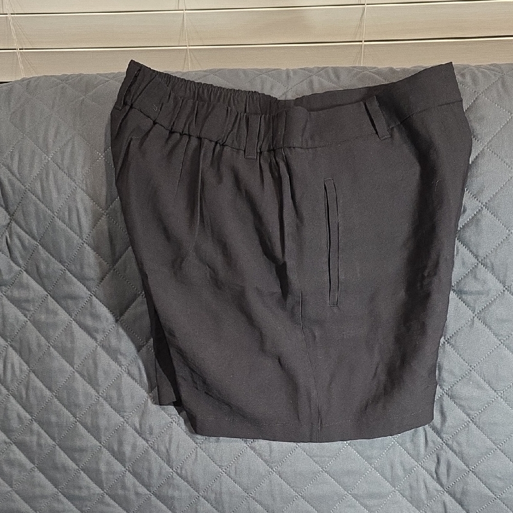 Nine West Black Casual Shorts Rayon